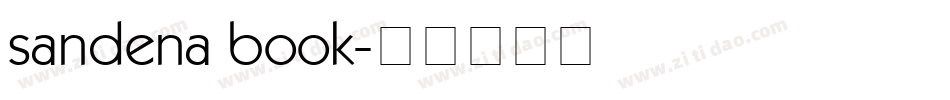 sandena book字体转换